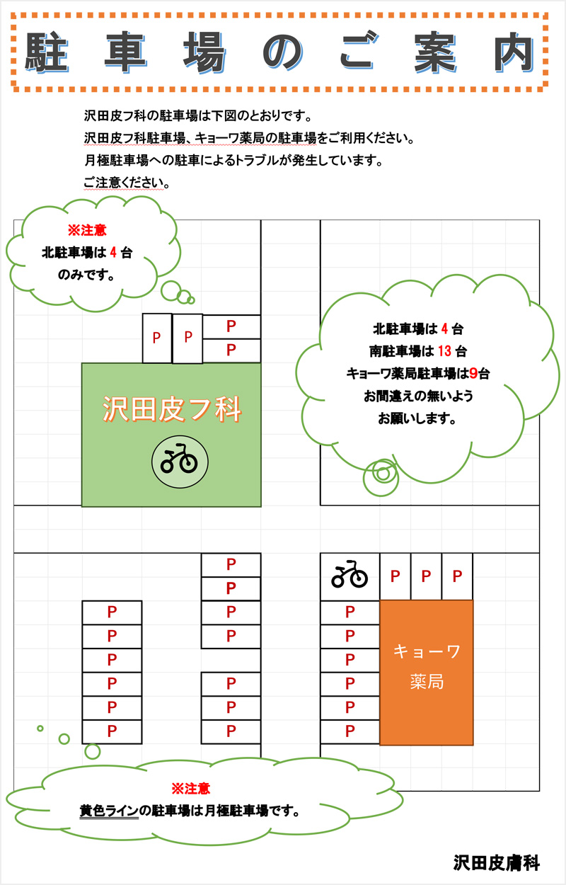 駐車場のご案内